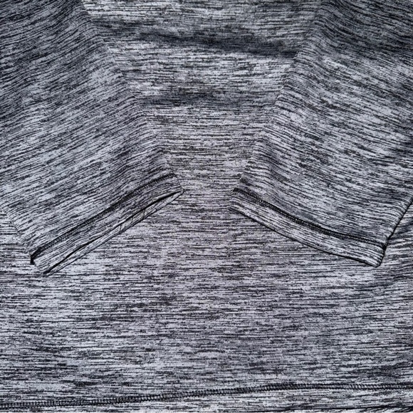 Cuddl Duds Climate Right Gray Long Sleeve Top Size XL White Black - Picture 3 of 4